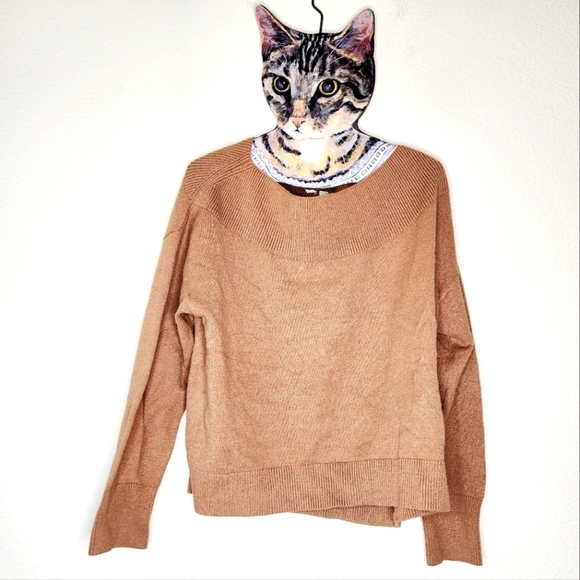 Anthropologie Moth Off the Shoulder Sweater L - Picture 1 of 7